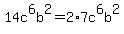 14c%5E6b%5E2=2%2A7c%5E6b%5E2