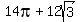 14pi%2B12sqrt%283%29