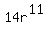 14r%5E11