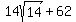 14sqrt%2814%29%2B62