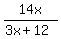 14x%2F%283x%2B12%29
