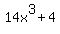14x%5E3%2B4+