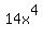 14x%5E4