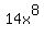 14x%5E8