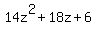 14z%5E2%2B18z%2B6