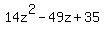 14z%5E2-49z%2B35
