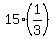 15%281%2F3%29