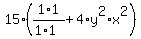 15%2A%281%2A1%2F%281%2A1%29%2B4%2Ay%5E2%2Ax%5E2%29