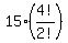 15%2A%284%21%2F2%21%29