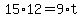 15%2A12=9%2At