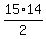15%2A14%2F2