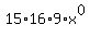 15%2A16%2A9%2Ax%5E0