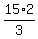 15%2A2%2F3