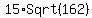 15%2ASqrt%28162%29
