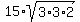15%2Asqrt%283%2A3%2A2%29%29