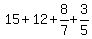 15%2B12%2B8%2F7%2B3%2F5