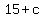 15%2Bc