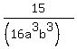 15%2F%28%2816a%5E3b%5E3%29%29