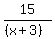 15%2F%28%28x%2B3%29%29