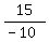 15%2F%28-10%29