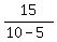 15%2F%2810+-+5%29