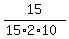 15%2F%2815%2A2%2A10%29