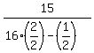 15%2F%2816%282%2F2%29-%281%2F2%29%29