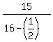 15%2F%2816-%281%2F2%29%29
