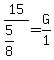 15%2F%285%2F8%29+=+G%2F1