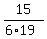 15%2F%286%2A19%29