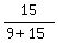 15%2F%289%2B15%29