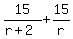 15%2F%28r%2B2%29%2B15%2Fr