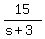 15%2F%28s%2B3%29