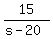 15%2F%28s-20%29