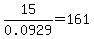 15%2F0.0929=161.5+tiles