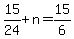 15%2F24%2Bn=15%2F6