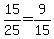 15%2F25=9%2F15