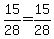 15%2F28=15%2F28