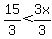 15%2F3%3C3x%2F3