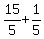 15%2F5%2B1%2F5