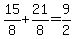 \"15%2F8%2B21%2F8=9%2F2\"