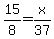 15%2F8+=+x%2F37