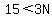 15%3C3N
