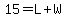 15=L%2BW