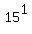 15%5E1