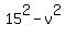15%5E2-v%5E2