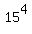 15%5E4