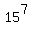15%5E7