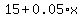15+%2B+0.05%2Ax
