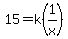 15+=+k%281%2Fx%29